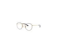 Ray - Ban Unisex RX3447V ROUND METAL 2991 Montature da vista Metallo Nero Trasparente Rotonda Normale
