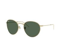 Ray - Ban Unisex RBR0103S ROUND REVERSE 001/VR Occhiali da sole Metallo Oro Verde Pantos Normale