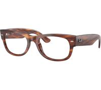 Ray - Ban Unisex Ray - Ban RX0832V MEGA WAYFARER II 2144 Montature da vista Acetato Marrone Trasparente Squadrata Normale