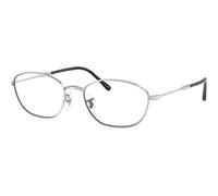 Ray - Ban Donna Ray - Ban RX3749V 2501 Montature da vista Metallo Argento Trasparente Geometrica Normale