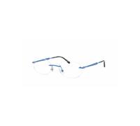 Ray - Ban Unisex Ray - Ban RX3767V 3208 Montature da vista Metallo Blu Trasparente Rotonda Normale