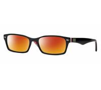 Ray-Ban RX5206 Unisex Design Polarizzate Sole Black Cristallo Rosso Logo 52 MM