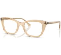 Ray - Ban Donna RX5433 8294 Montature da vista Acetato Marrone Trasparente Pillow Normale