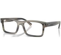 Ray - Ban Unisex RX5435 8404 Montature da vista Acetato Tartaruga Trasparente Squadrata Normale