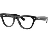 Ray - Ban Donna Ray - Ban RX5510 2000 Montature da vista Acetato Nero Trasparente Cat Eye Normale