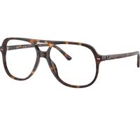 Ray-Ban Montature da vista quadrate unisex Rx5698, Havana/Demo Lens, 56 mm