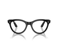 Ray-Ban Rx6448 - Cornici rotonde per occhiali da vista, Nero (Black/Demo Lens), 51 mm