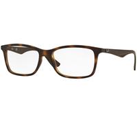 Ray - Ban Unisex Ray - Ban RX7047 5573 Montature da vista Iniettato Tartaruga Trasparente Squadrata Normale