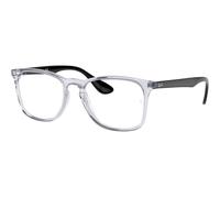Ray - Ban Unisex Ray - Ban RX7074 5943 Montature da vista Iniettato Trasparente Trasparente Squadrata Normale