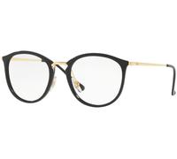 Ray-Ban RX7140 2000, Nero, Plastic, Unisex occhiali 49