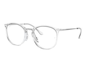 Ray-Ban RX7140 2001, Trasparente, Plastic, Unisex occhiali 51