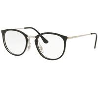 Ray-Ban RX7140 5852, Nero, Plastic, Unisex occhiali 49