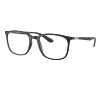 Ray - Ban Unisex Ray - Ban RX7199 5204 Montature da vista Peek Nero Trasparente Squadrata Normale