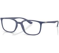 Ray - Ban Unisex RX7208 5207 Montature da vista Peek Blu Trasparente Pillow Normale