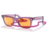 Ray ban Sole Wayfarer RB2140 661313 50-22 Trasparente Violetto Arancione