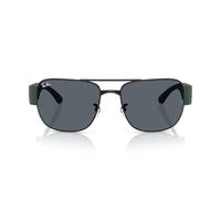 RAY-BAN Unisex 0RB375692693156 Occhiali da sole quadrati resistenti ai raggi UV con lenti verdi