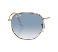 Ray - Ban Unisex Coppia di Lenti di ricambio Ray-Ban RB3548 Hexagonal Lenti di ricambio Metallo Grigio Geometrica Sfumato