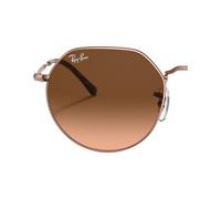 Ray - Ban Unisex Coppia di Lenti di ricambio Ray-Ban RB3565 Jack Lenti di ricambio Metallo Marrone Marrone Sfumato