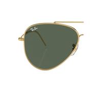 Ray - Ban Unisex Coppia di Lenti di ricambio Ray-Ban RBR0101S Aviator reverse Lenti di ricambio Metallo Verde Pilot Antiriflesso