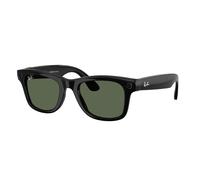 Ray - Ban Unisex Meta RW4012 Wayfarer 601/71 Occhiali da sole Iniettato Nero Verde G15 Squadrata Normale