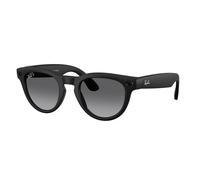 Ray - Ban Unisex Meta RW4013 Headliner 601ST3 Smart glasses Iniettato Nero Grigio Pantos Polarizzata Sfumato