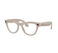 Ray - Ban Unisex Meta RW4014 Skyler 6700MF Occhiali da sole Iniettato Grigio Trasparente Geometrica Transitions Fotocromatico