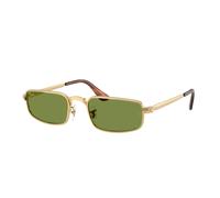 Ray - Ban Unisex Ray - Ban A$AP Rocky RB3927 001/4E Occhiali da sole Metallo Oro Verde Pillow Normale