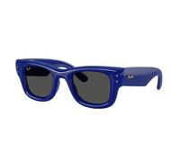 Ray - Ban Unisex Ray - Ban A$AP Rocky RB4940 WAYFARER PUFFER 683387 Occhiali da sole Nylon Blu Nero Squadrata Normale
