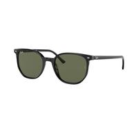 Ray - Ban Unisex Ray - Ban RB2197 ELLIOT 901/31 Occhiali da sole Plastica Nero Verde Squadrata Normale