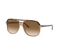 Ray - Ban Unisex Ray - Ban RB2198 BILL 129251 Occhiali da sole Acetato Oro Marrone Squadrata Normale Sfumato