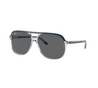 Ray - Ban Unisex Ray - Ban RB2198 BILL 1341B1 Occhiali da sole Acetato Blu Grigio Squadrata Normale