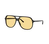 Ray - Ban Unisex Ray - Ban RB2198 BILL 901/R6 Occhiali da sole Acetato Nero Giallo Squadrata Normale