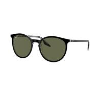 Ray - Ban Unisex Ray - Ban RB2204 919/58 Occhiali da sole Acetato Nero Verde Pantos Polarizzata