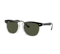 Ray - Ban Unisex Ray - Ban RB2398 EAGLEEYE 129431 Occhiali da sole Acetato Nero Verde Pillow Normale