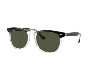 Ray - Ban Unisex Ray - Ban RB2398 EAGLEEYE 129431 Occhiali da sole Acetato Nero Verde Pillow Normale