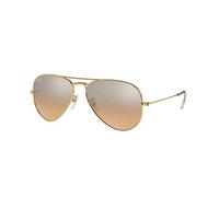 Ray - Ban Unisex Ray - Ban RB3025 AVIATOR 001/3E Occhiali da sole Metallo Oro Rosa Pilot Normale