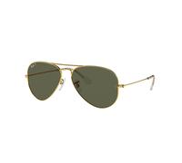 Ray - Ban Unisex Ray - Ban RB3025 AVIATOR 001/58 Occhiali da sole Metallo Oro Verde G15 Pilot Polarizzata