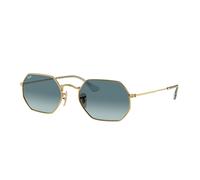 Ray-Ban Occhiali da Sole RB3556N 91233M Octagonal Oro Arista/Blu Sfumato Unisex 53/21/145