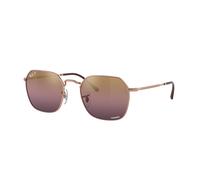 Ray - Ban Unisex Ray - Ban RB3694 JIM 9202G9 Occhiali da sole Metallo Oro Oro Geometrica Polarizzata Specchiato