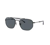 Ray - Ban Unisex Ray - Ban RB3707 9257R5 Occhiali da sole Metallo Nero Blu Geometrica Normale