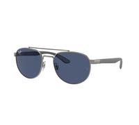 Ray - Ban Unisex Ray - Ban RB3736 004/80 Occhiali da sole Metallo Grigio Blu Geometrica Normale