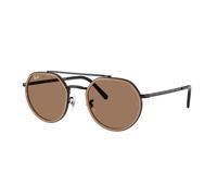 Ray - Ban Unisex Ray - Ban RB3765 927973 Occhiali da sole Metallo Nero Marrone Geometrica Normale
