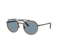 Ray - Ban Unisex Ray - Ban RB3765 9279R5 Occhiali da sole Metallo Nero Blu Geometrica Normale