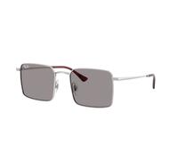 Ray - Ban Unisex Ray - Ban RB3782 003/1 Occhiali da sole Metallo Argento Grigio Squadrata Normale