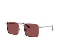 Ray - Ban Unisex Ray - Ban RB3782 004/75 Occhiali da sole Metallo Grigio Viola Squadrata Normale