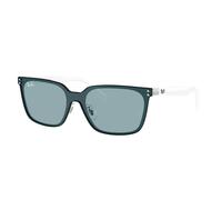 Ray - Ban Unisex Ray - Ban RB3784D 003/80 Occhiali da sole Metallo Argento Blu Squadrata Normale