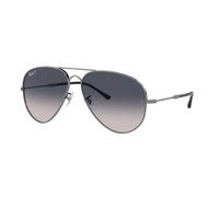Ray - Ban Unisex Ray - Ban RB3825 OLD AVIATOR 004/78 Occhiali da sole Metallo Grigio Blu Pilot Polarizzata Sfumato