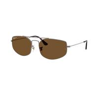 Ray - Ban Unisex Ray - Ban RB3845 EXPLORER 5 004/57 Occhiali da sole Metallo Grigio Geometrica Polarizzata