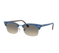 Ray - Ban Unisex Ray - Ban RB3916 CLUBMASTER SQUARE 131032 Occhiali da sole Plastica Blu Grigio Squadrata Normale Sfumato