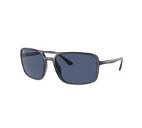 Ray - Ban Unisex Ray - Ban RB4375 876/80 Occhiali da sole Plastica Grigio Blu Squadrata Normale